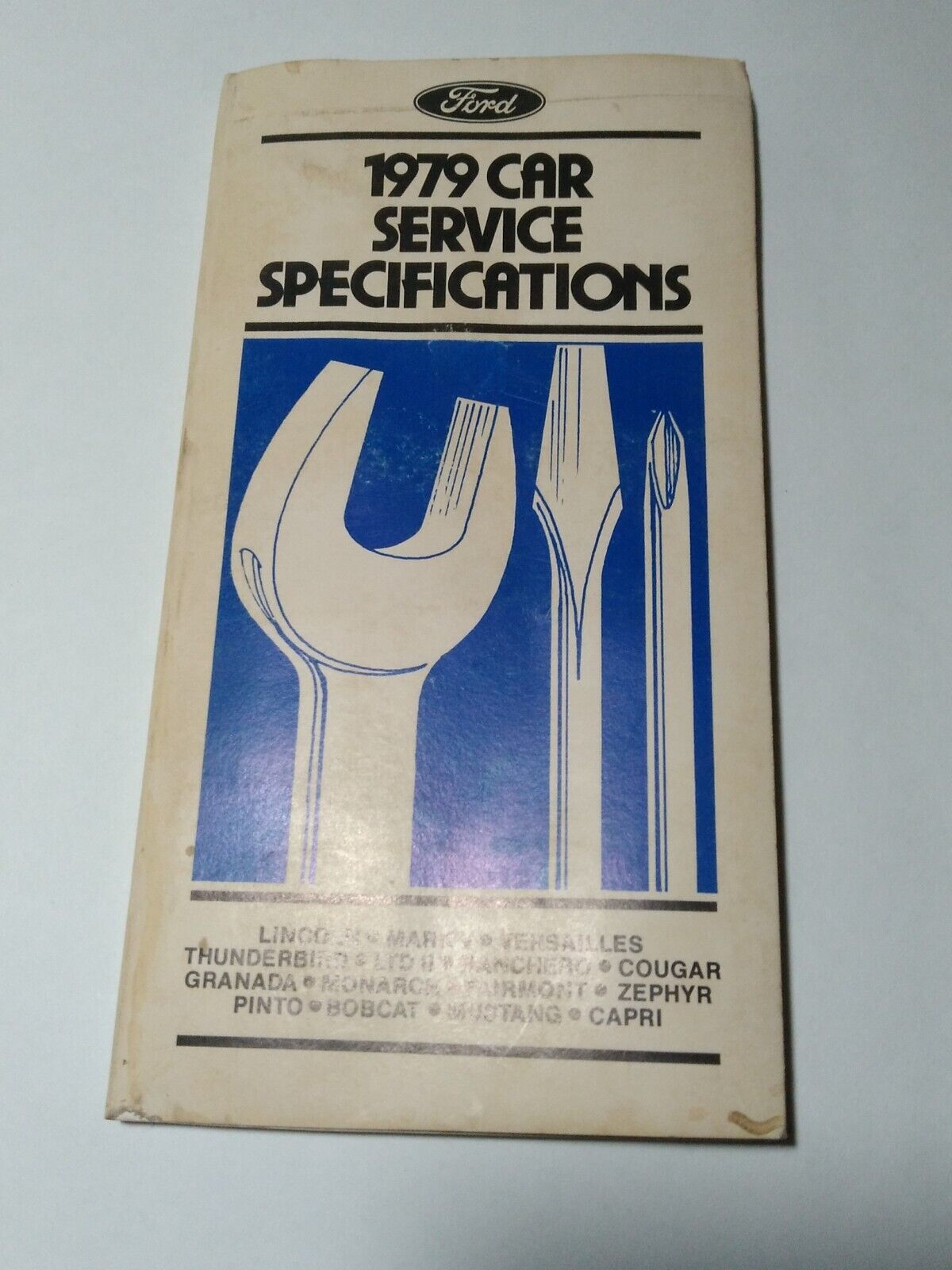 Vintage 1979 Ford Car Service Specifications Booklet