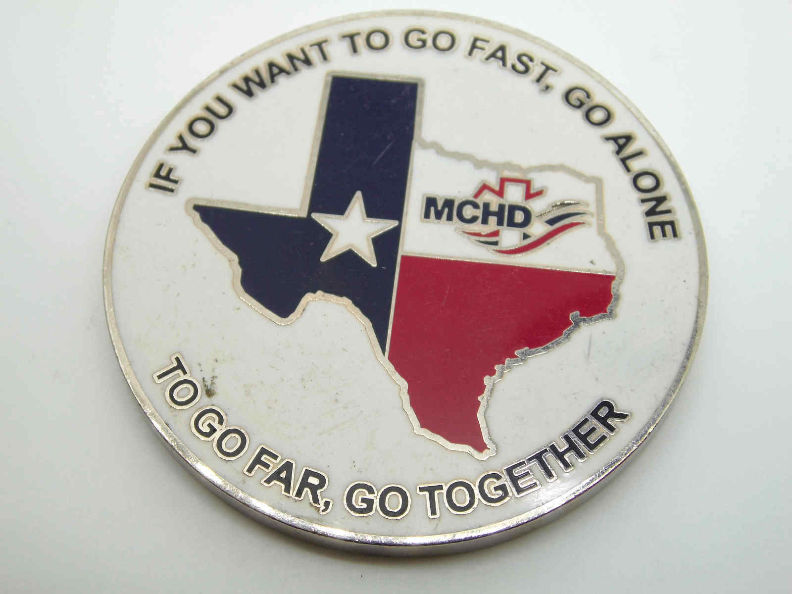 TO GO FAR GO TOGETHER RESPONSE CHALLENGE COIN