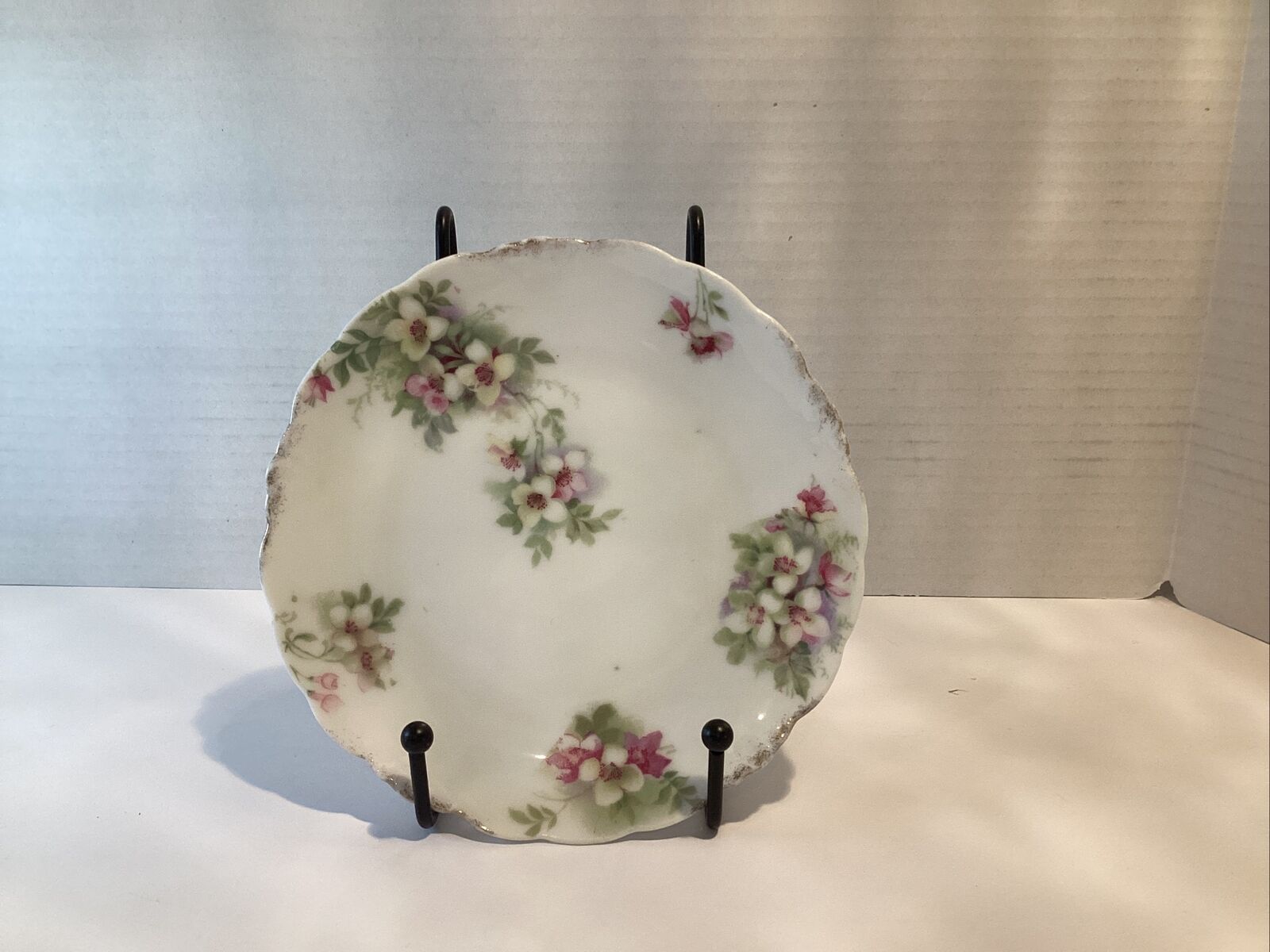 Antique  J&C Malmaison Louise Bavaria Hand Painted Floral Plate