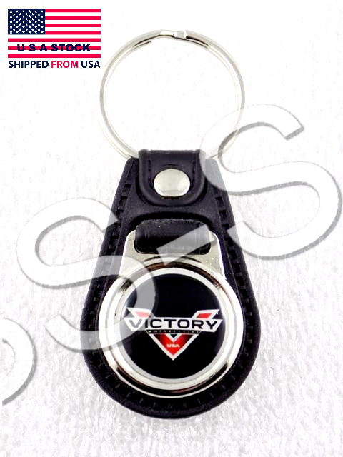 VICTORY V KEY FOB MOTORCYCLE RING VISION GUNNER HAMMER CHAIN CROSS COUNTRY JUDGE