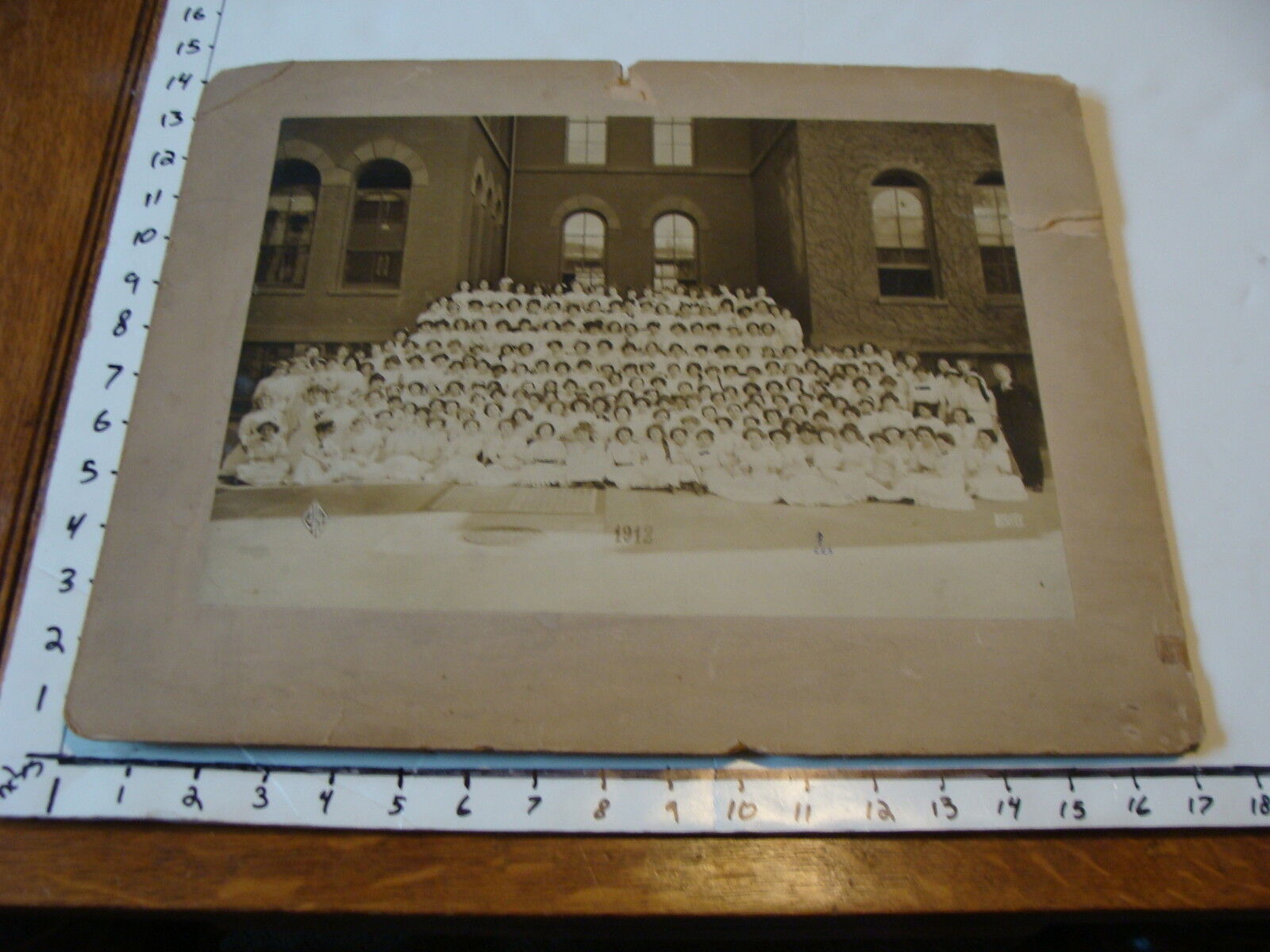 1912 BROOKLYN NY Girl\'s school large photograph