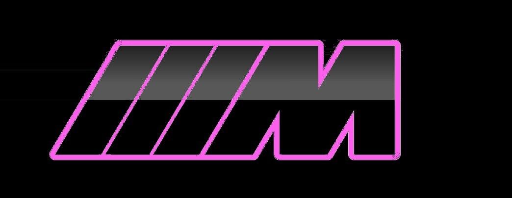 Pink Neon Bmw Car Logo Sign