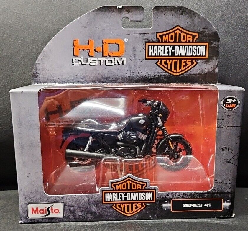 Harley Davidson H-D Custom 2015 Street 750 Toy 1:18 Maisto New 2022