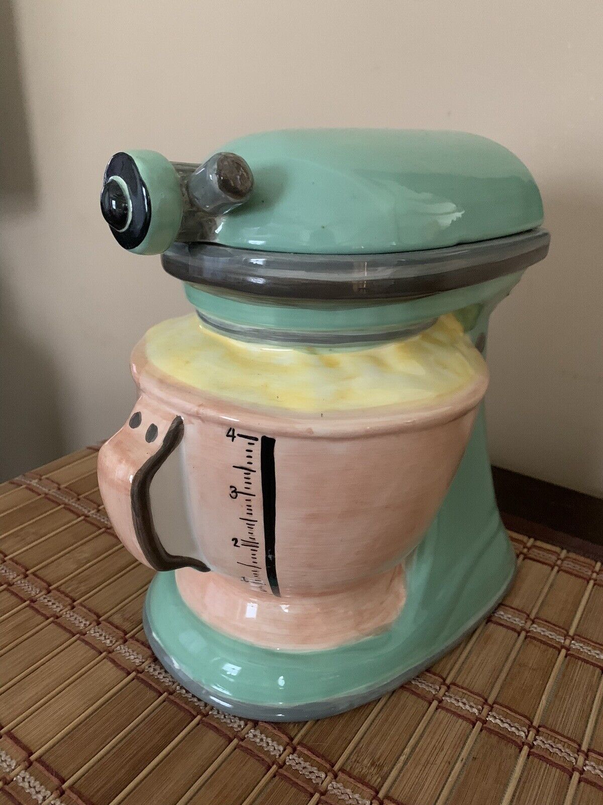 HTF Vintage Cool Retro Kitchen Mixer Cookie Jar