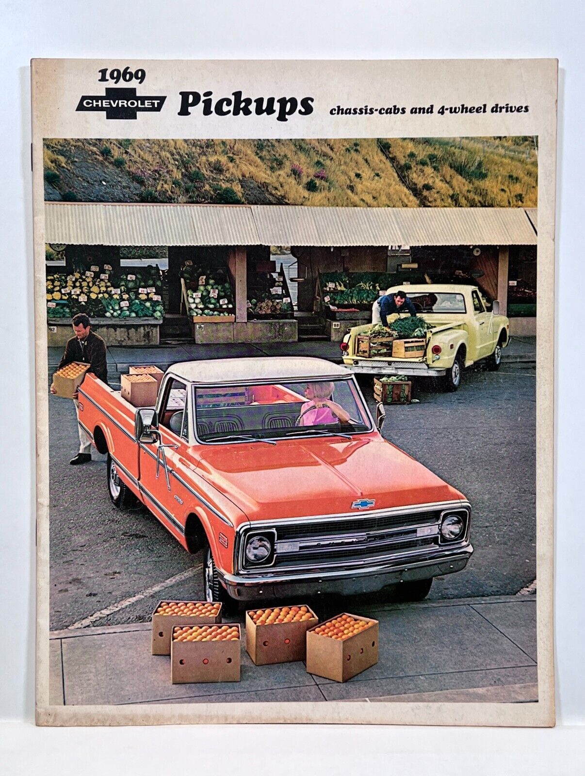 Vintage 1969 Chevrolet Pickups Chassis Cab 4-Wheel Drives Chevy Sales Brochure