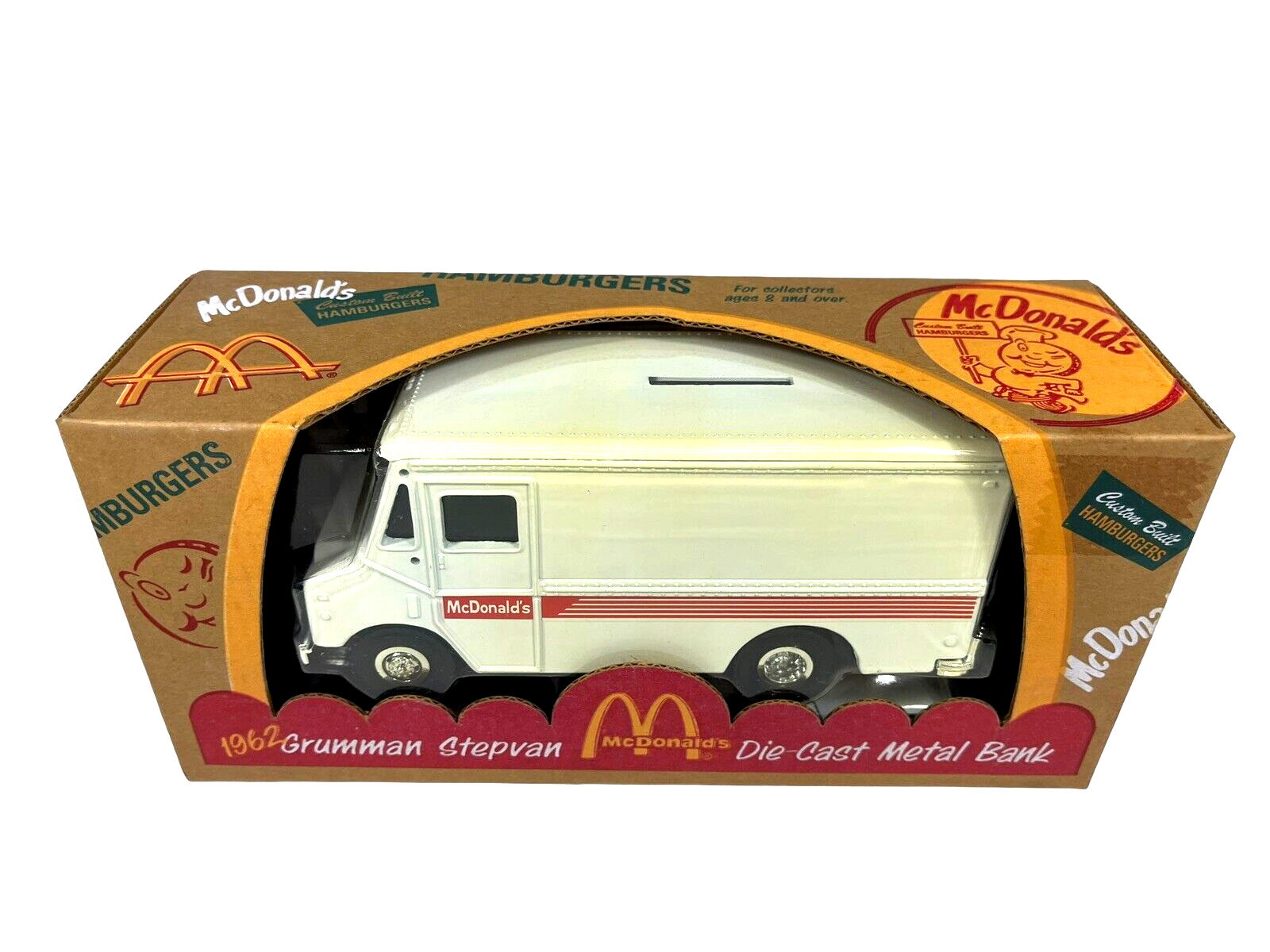 #H300 Ertl McDonald's 1962 Grumman Step Van Bank ~ Sealed Die Cast