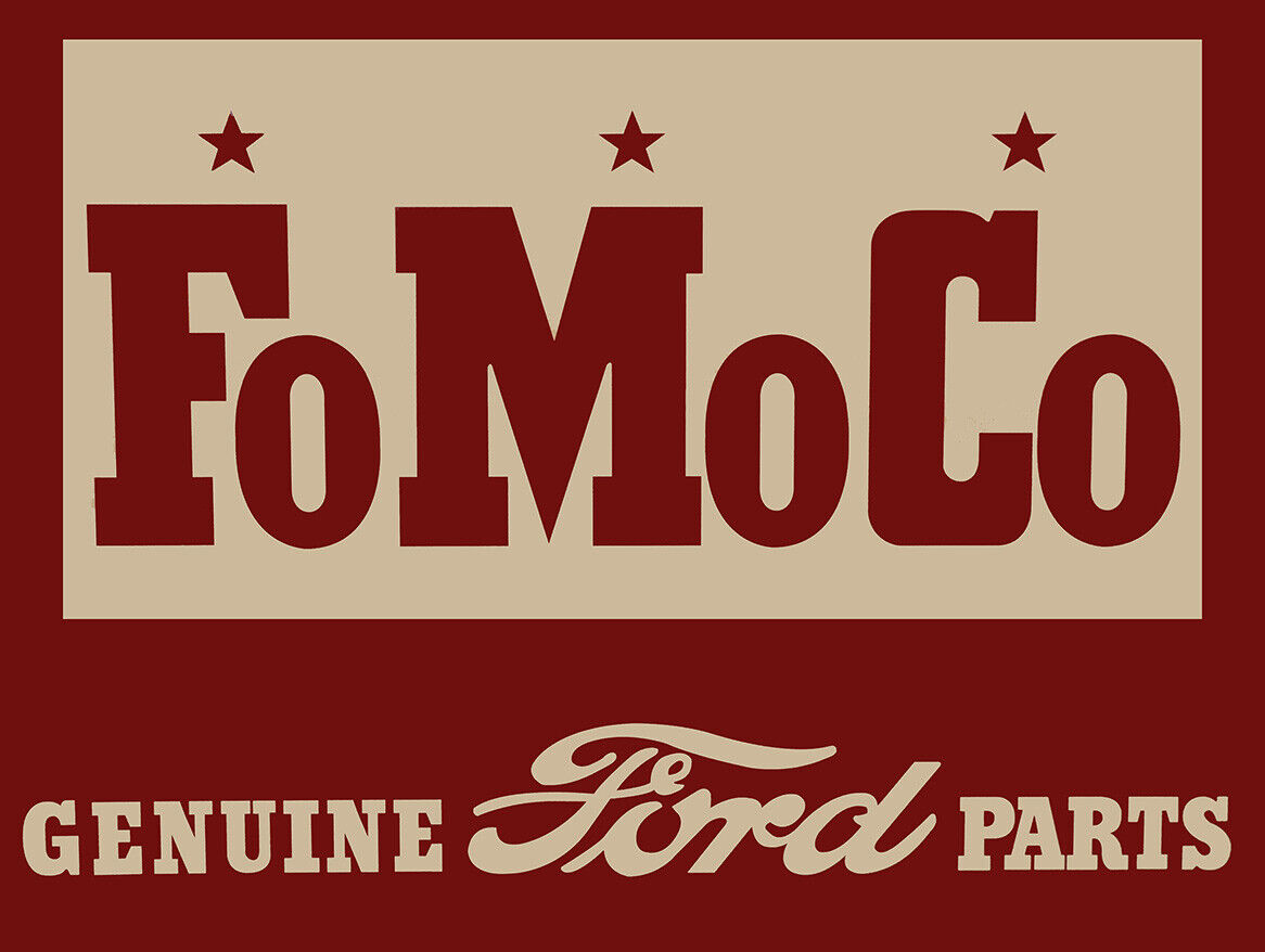 FOMOCO Genuine Ford Parts Metal Signs