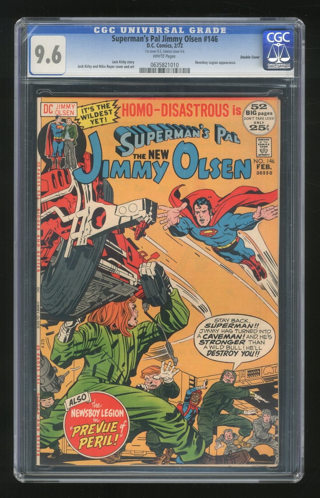 Superman's Pal Jimmy Olsen #146 CGC 9.6 Twin Cities Double Cover 0635821010