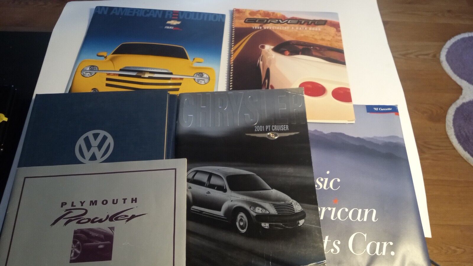 car dealer brochure Lot Volkswagen, Corvette An More