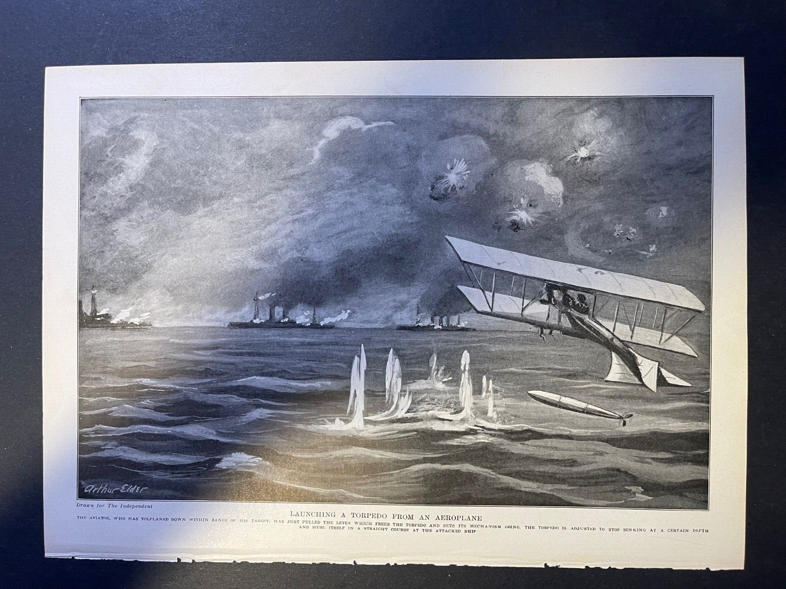 1914 Flying Fish Torpedo in World War I