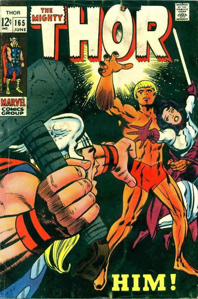 Thor #165 VG; Marvel | low grade - Adam Warlock June 1969 Jack Kirby - we combin