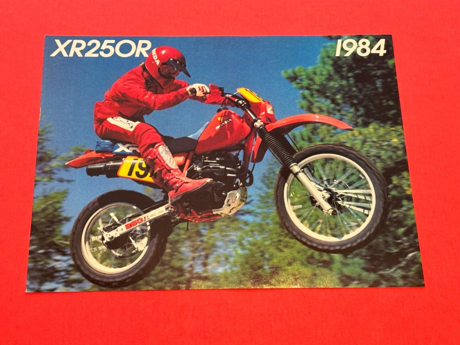 Original 1984 Honda XR250R Dealer Sales Brochure