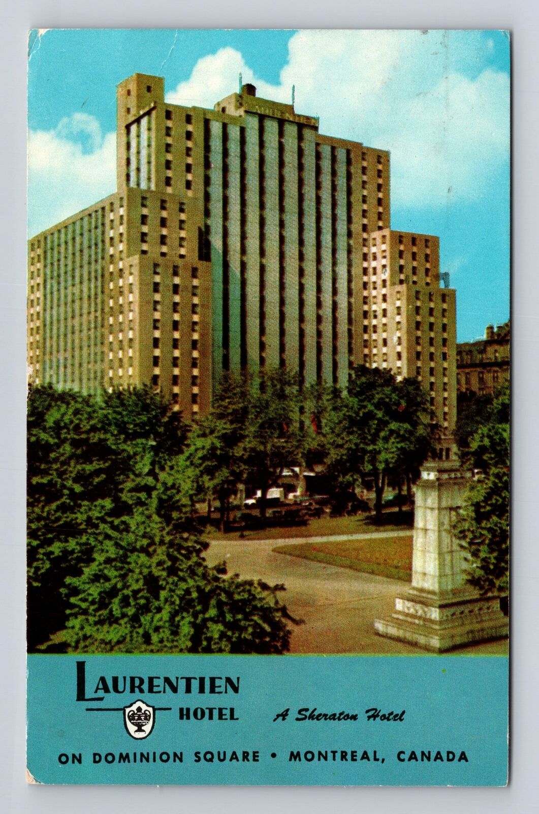 Montreal-Quebec, The Laurentien, Advertising, Antique Vintage c1960 Postcard