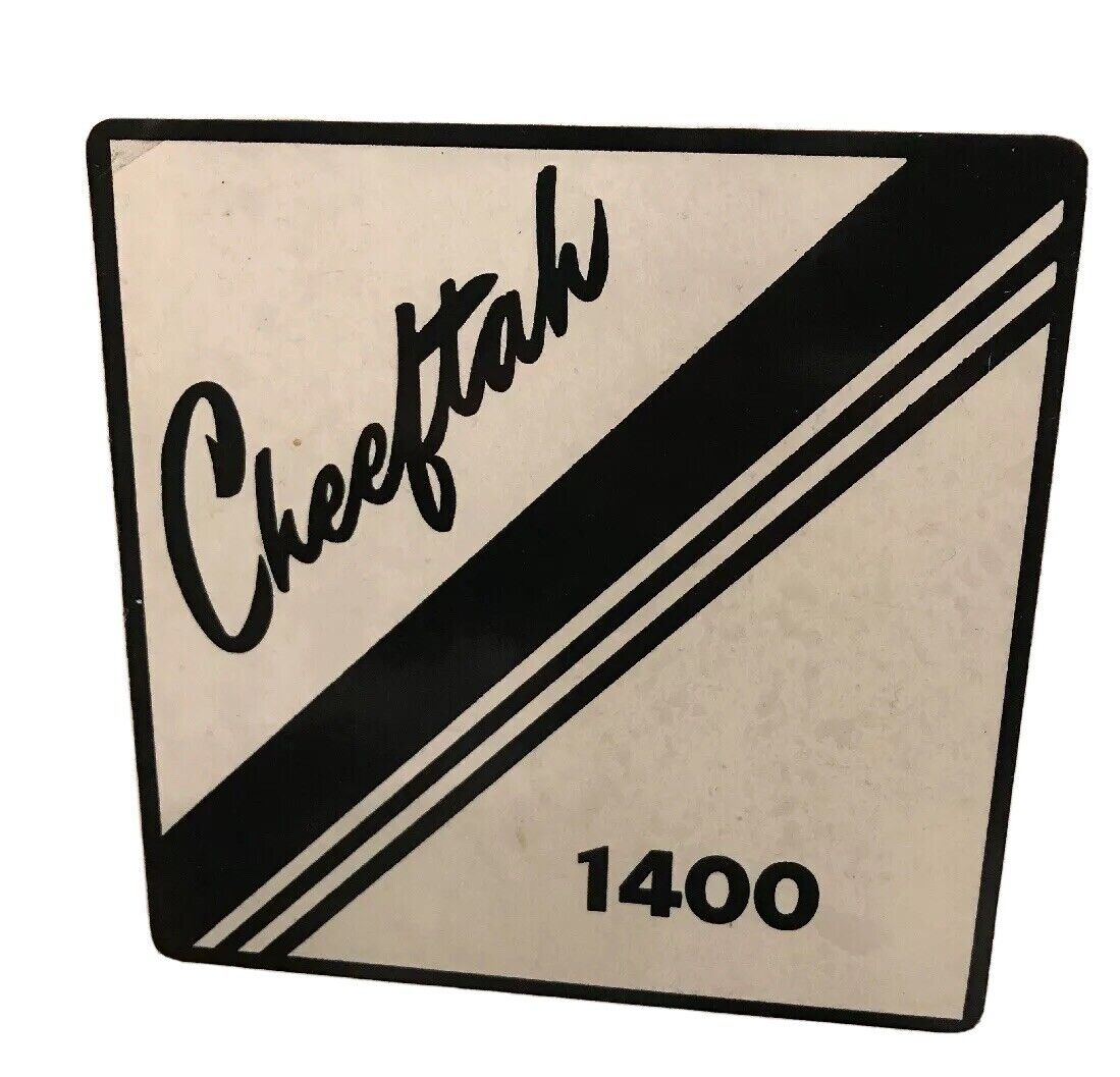 3 - Cheeftah 1400 mini bike - decal / stickers. 6”x6”