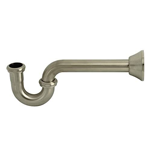 Kingston Brass CC2188 Faucetier Decor 8-Inch P-Trap, Brushed Nickel