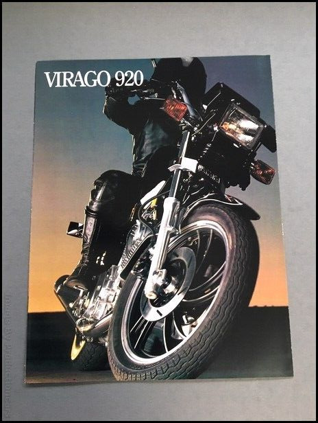 1982 Yamaha Virago 920 Motorcycle Bike Vintage Original Sales Brochure Catalog
