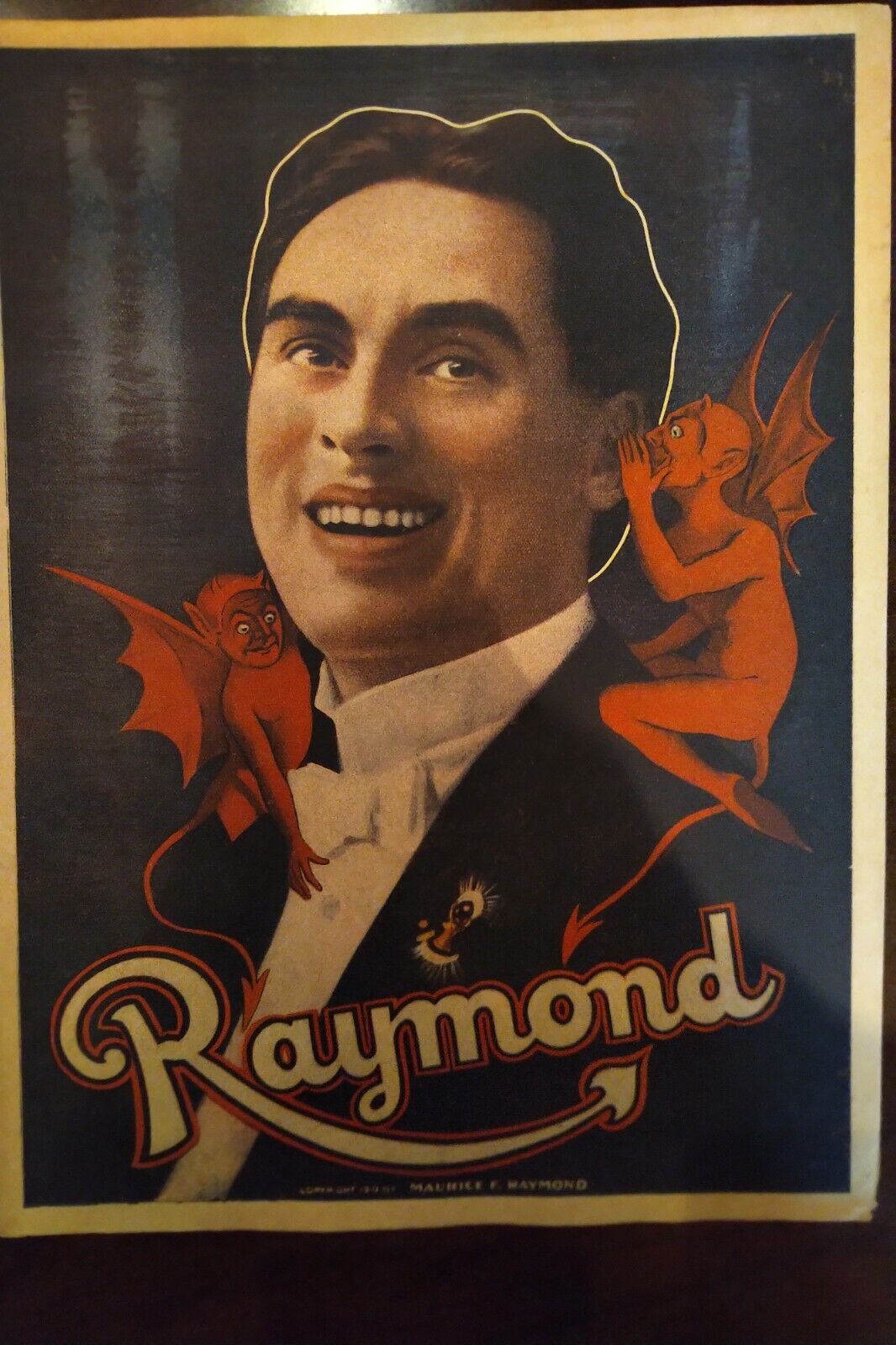 Original Window Poster from The Great Raymond Show