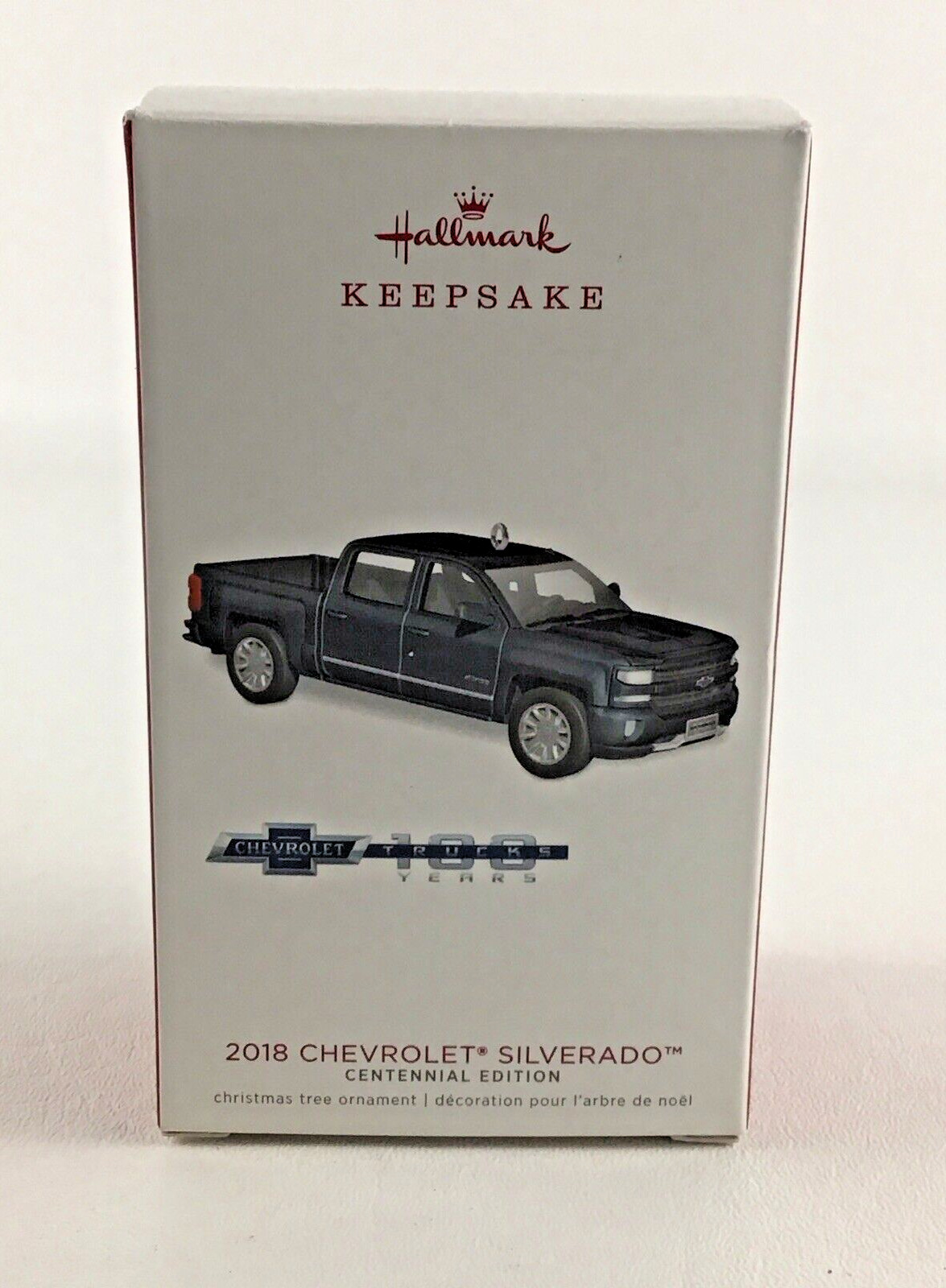 Hallmark Keepsake Ornament 2018 Chevrolet Silverado Centennial American Truck