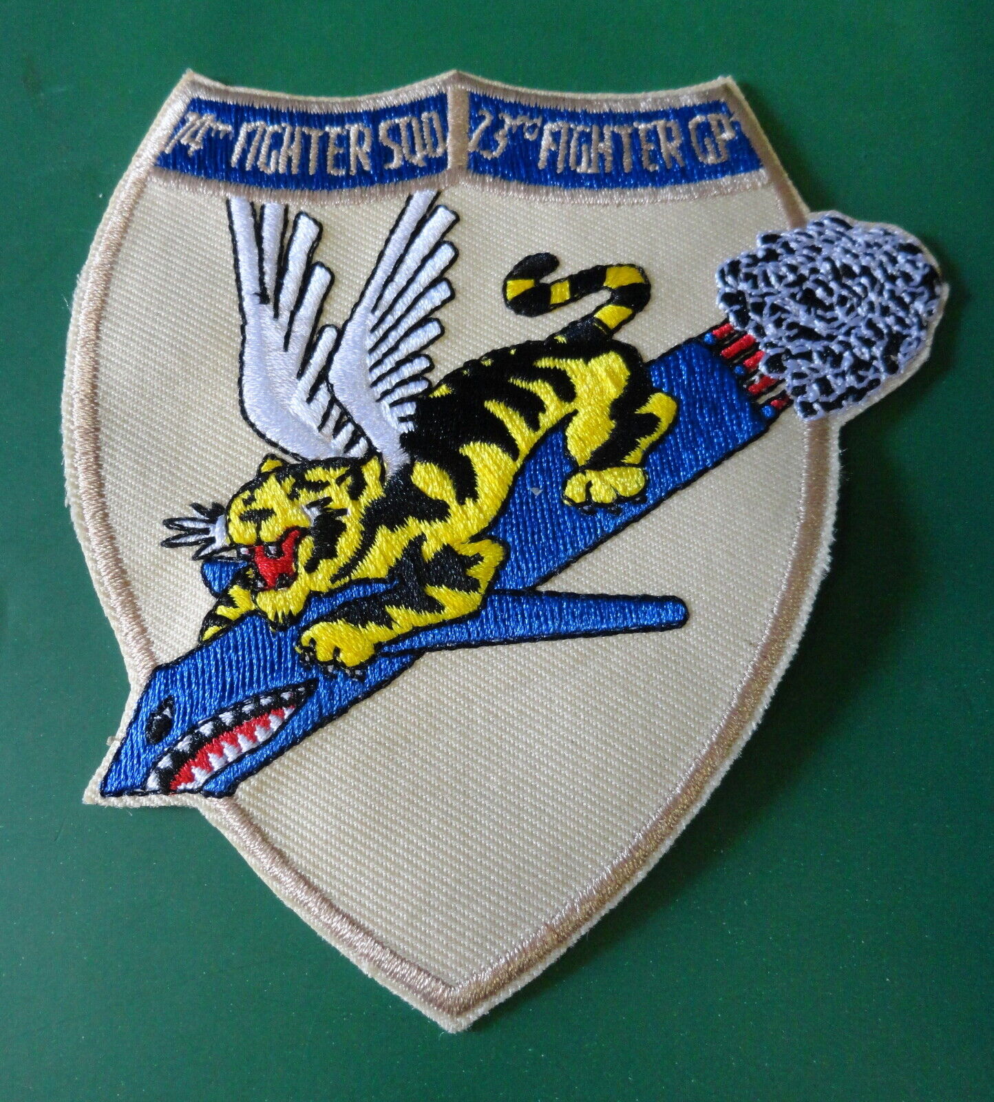 74TH FIGHTER SQUADRON/23RD FIGHTER GROUP BREAST PATCH