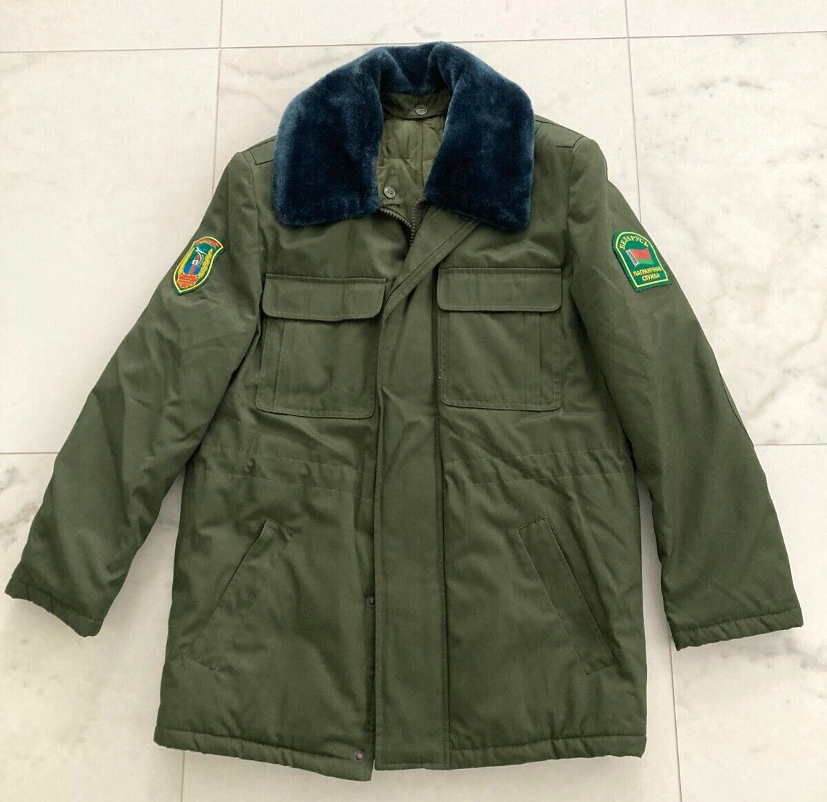Border guard uniform Belarus winter jacket