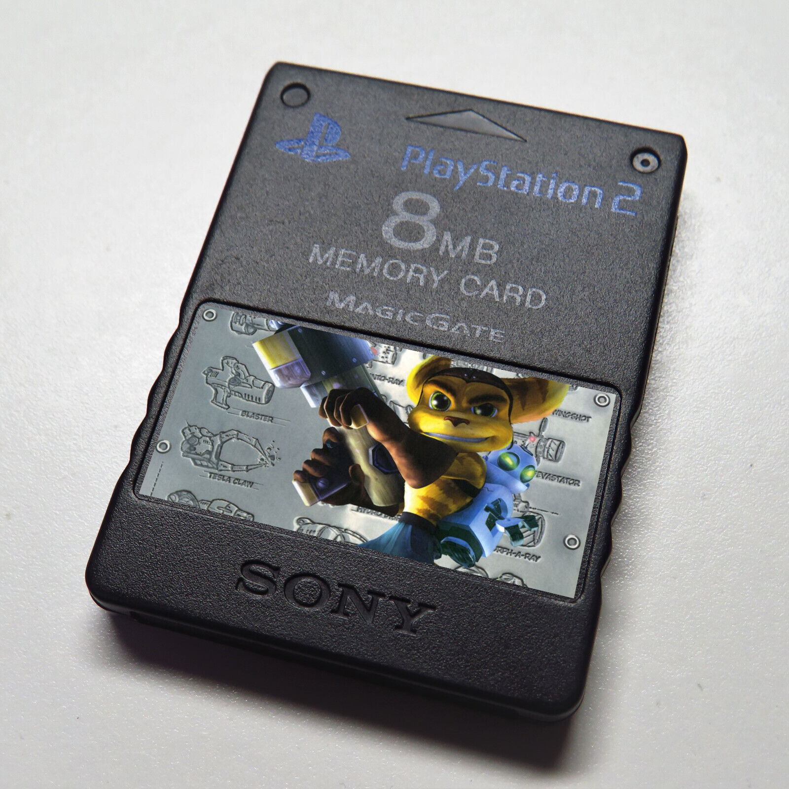 Custom PlayStation 2 (PS2) Memory Card Stickers - Catalog #1 - 200+ Designs