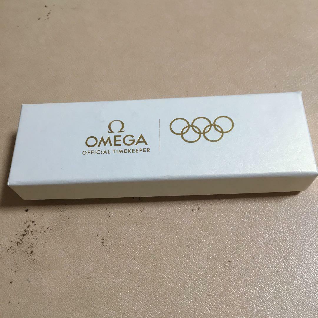 authentic omega ballpoint pen white silver color Rio Olympic limited rare 2016
