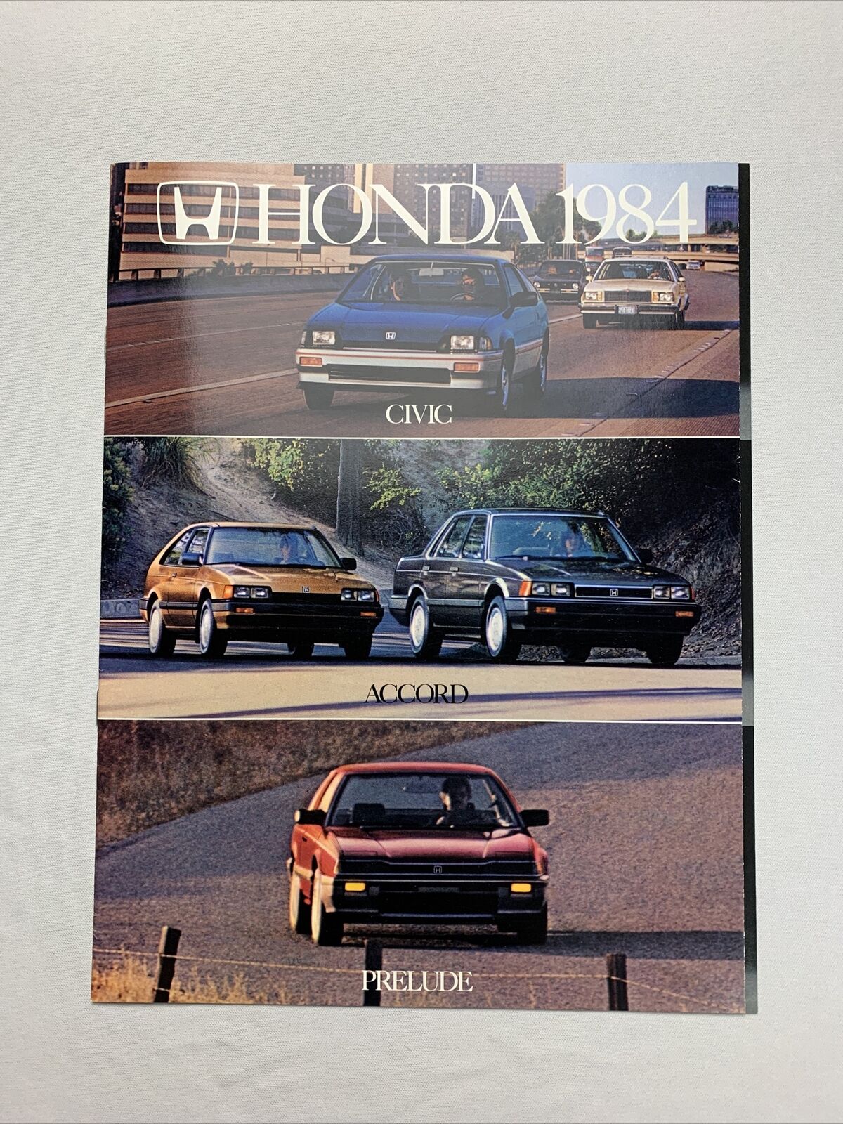 1984 Honda Civic CRX Accord Prelude USDM Brochure Rare Catalog 84-87 83 86 82-85