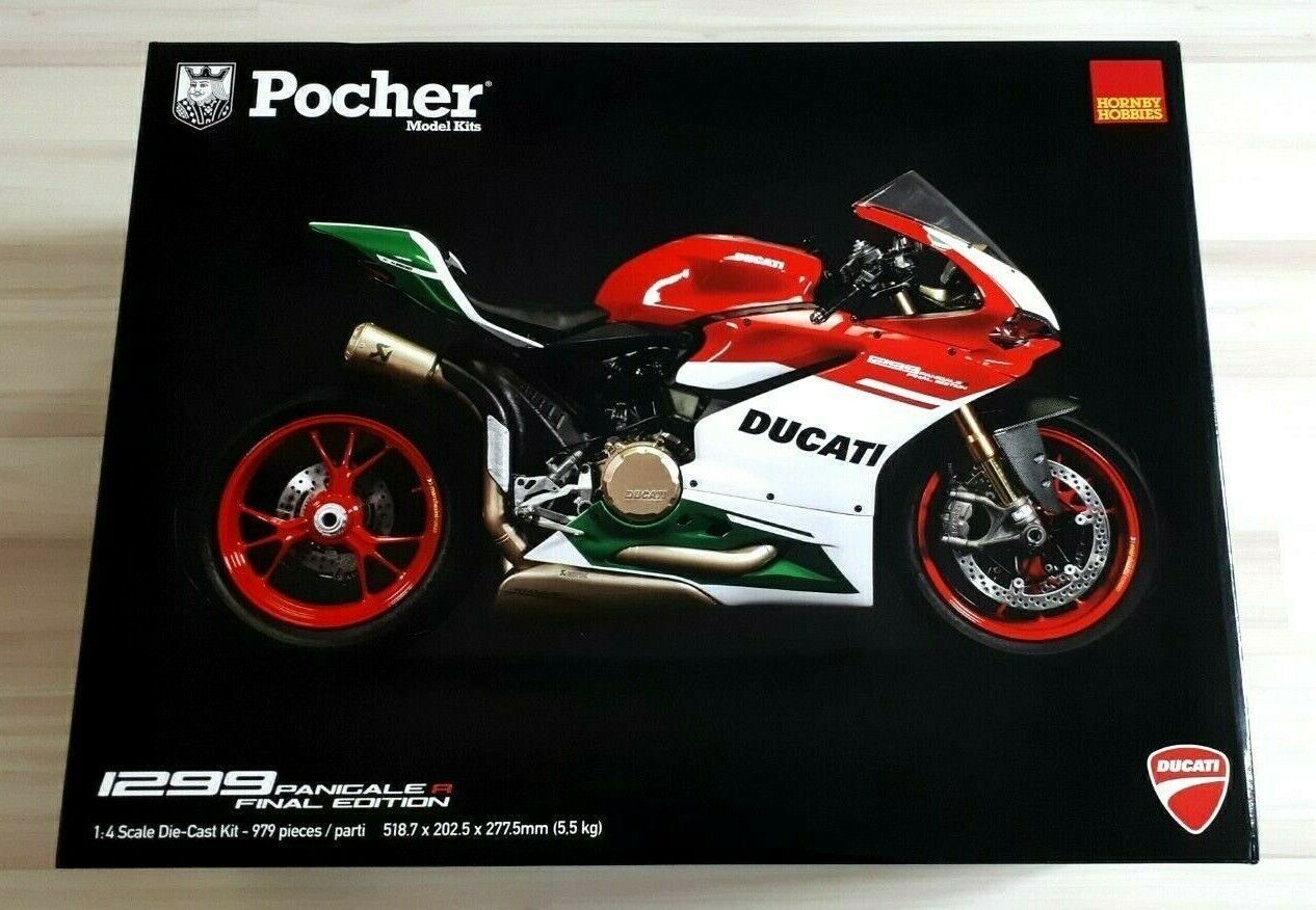 1:4 Pocher Ducati Superbike 1299 Panigale R Final Edition HK117 Model New In Box