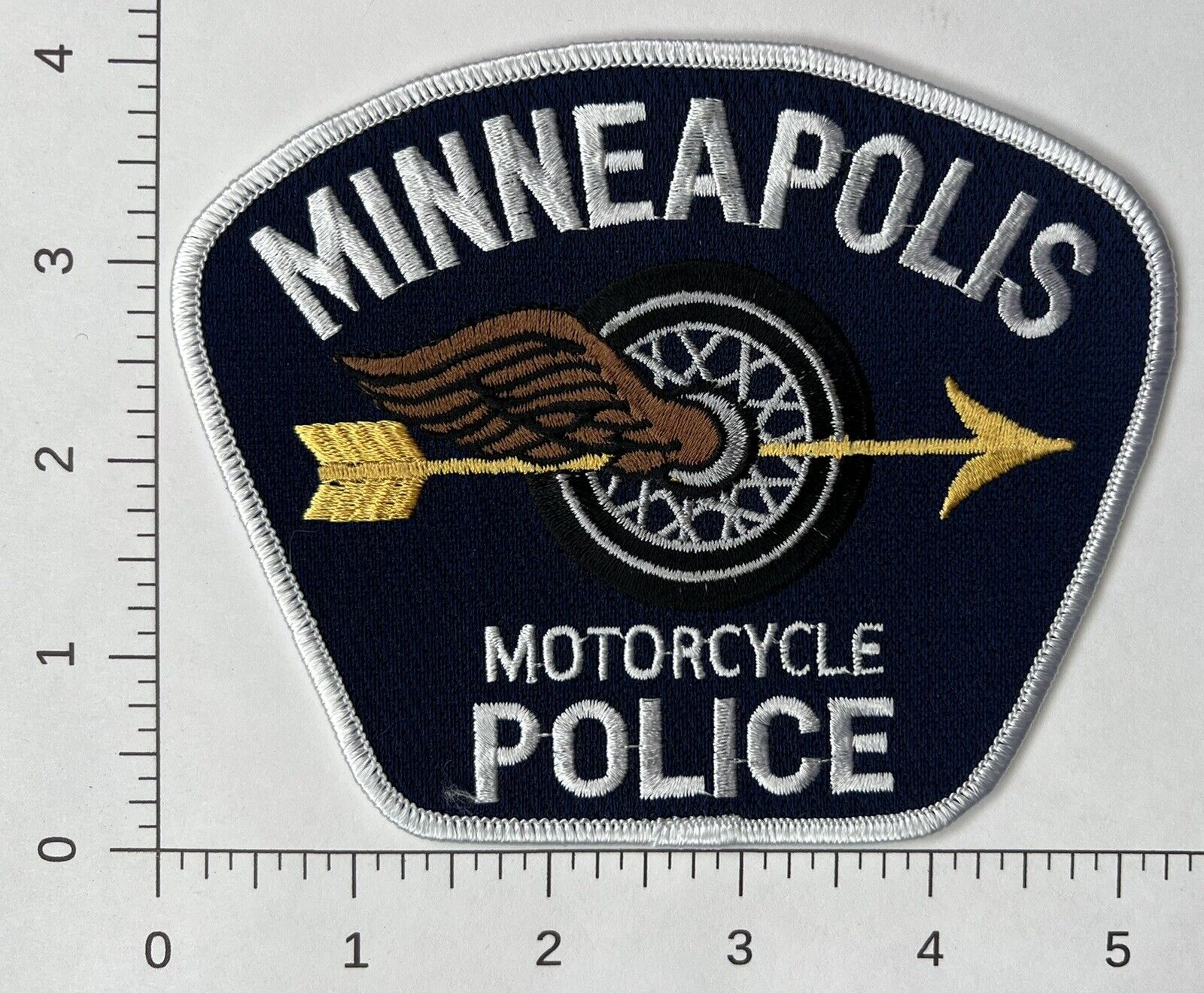MN Minnesota Minneapolis Motorcycle Police Motors patch