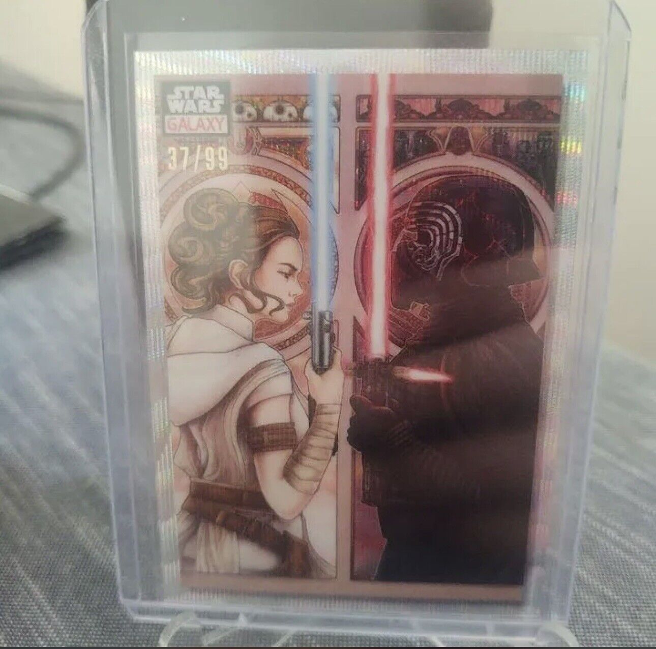 2023 Topps Chrome Star Wars Galaxy A Dyad In The Force Wave Refractor /99