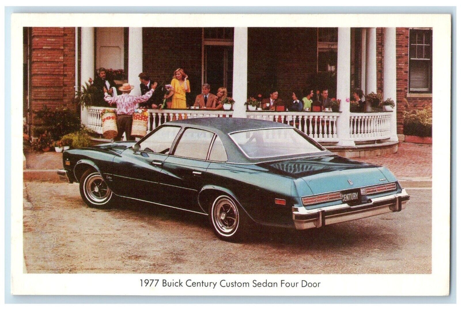 c1977 Buick Century Custom Sedan Four Door Klick Palmyra Pennsylvania Postcard