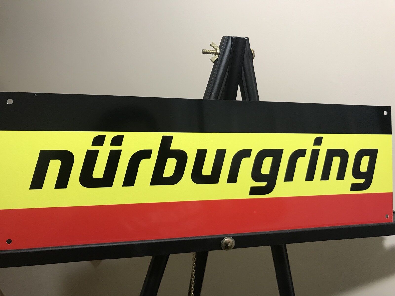 Nurburgring racing garage sign BMW Porsche mercedes baked