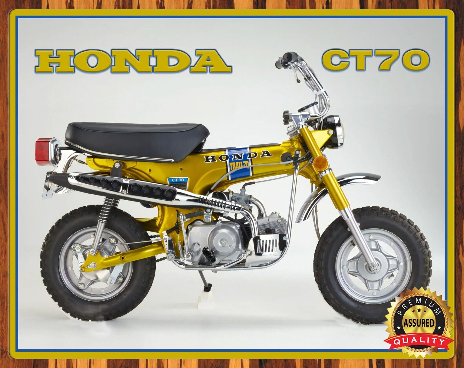 1972 Honda CT70 - Trail - Metal Sign 11 x 14