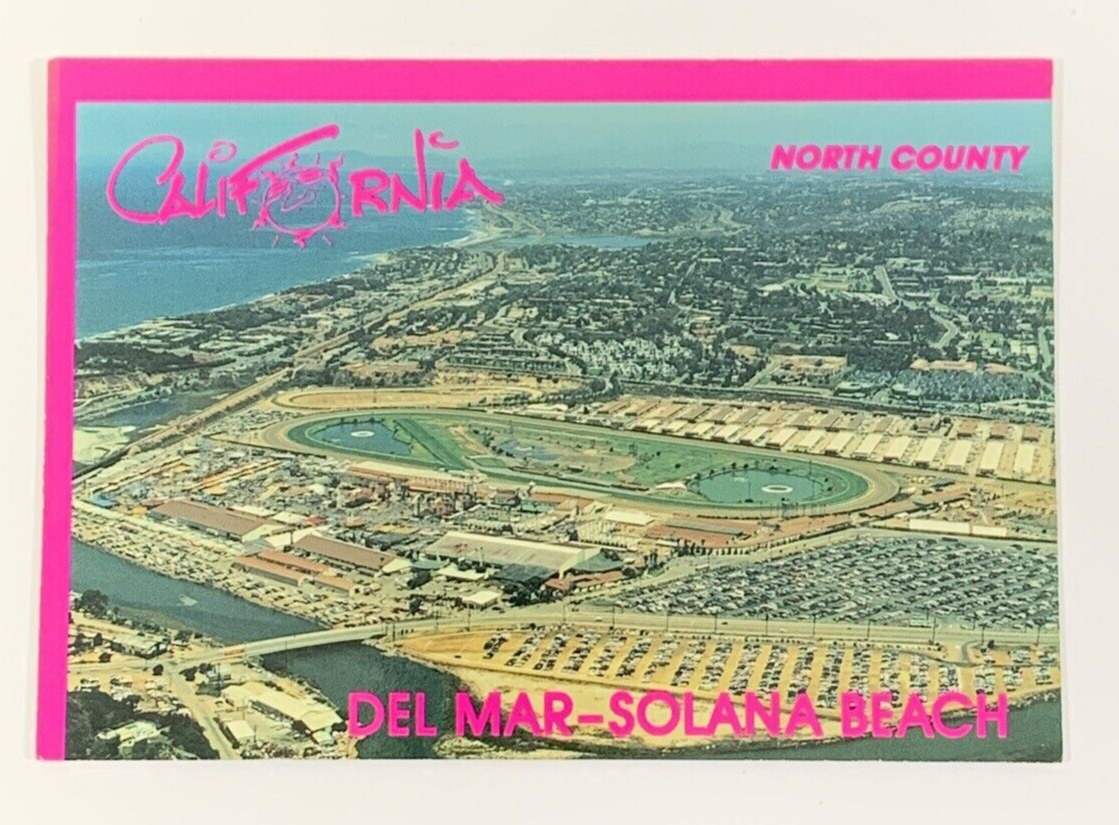 Solana Beach, Del Mar, California, Postcard, Aerial View