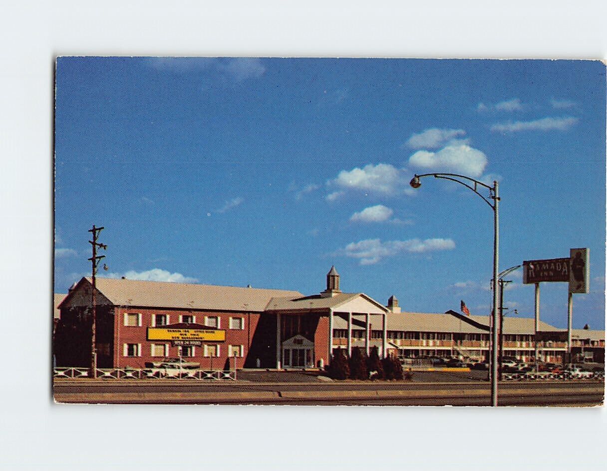 Postcard Ramada Inn East 8300 East Kellogg Wichita Kansas USA North America