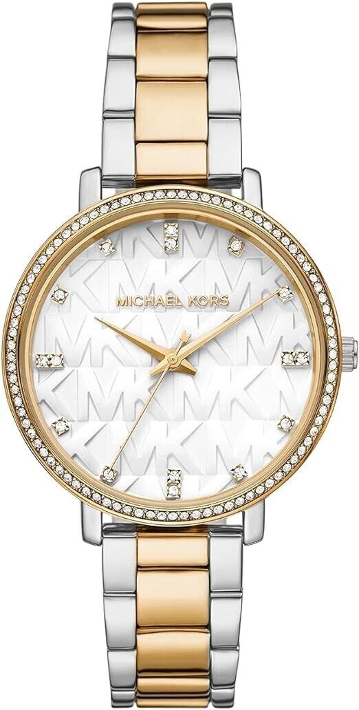 Michael Kors Pyper Stainless Steel Watch for Women with Steel, or Silicone Band