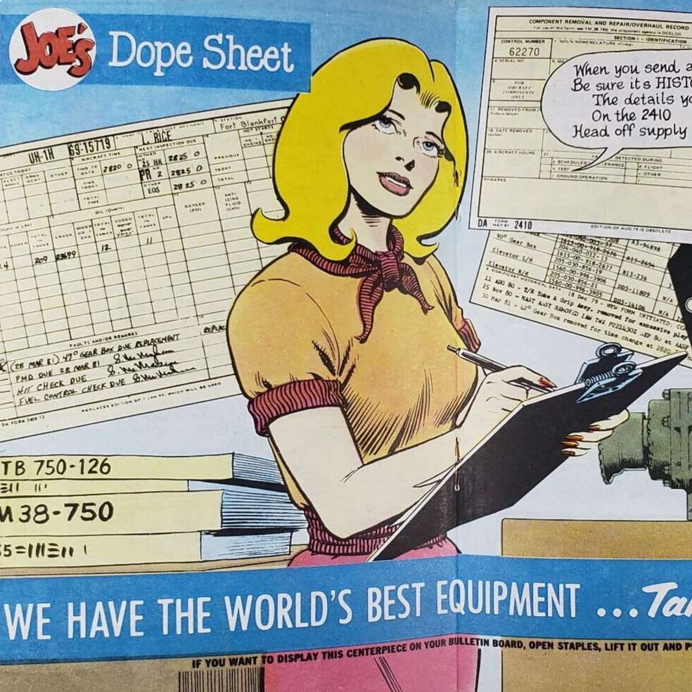 Joe\'s Dope Sheet Comic c1981 Will Eisner Savers Lost Parts Vintage Ad Book U113