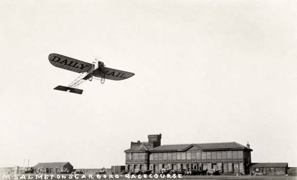 French Aviation Pioneer Henri Salmet Flying A Bleriot Xi2 Monoplane 6x4 PHOTO