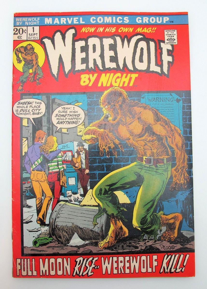 Werewolf by Night #1, Marvel, 1st solo title series of Werewolf by Night