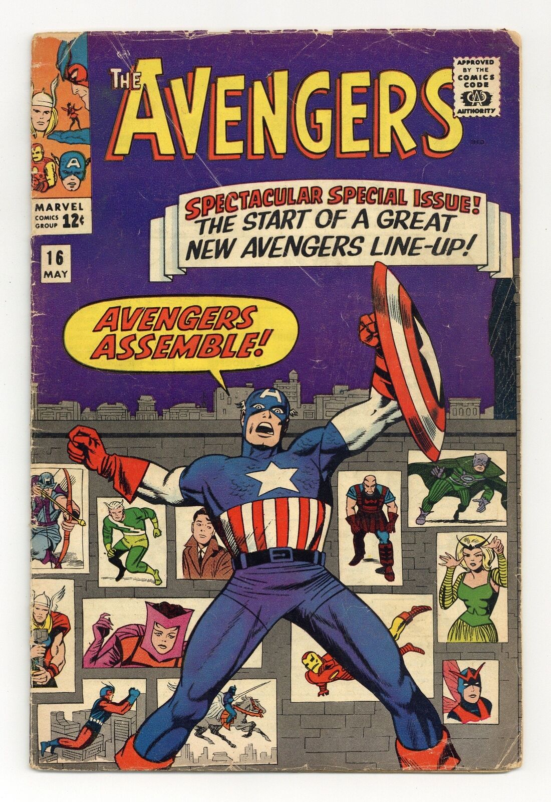Avengers #16 GD/VG 3.0 1965