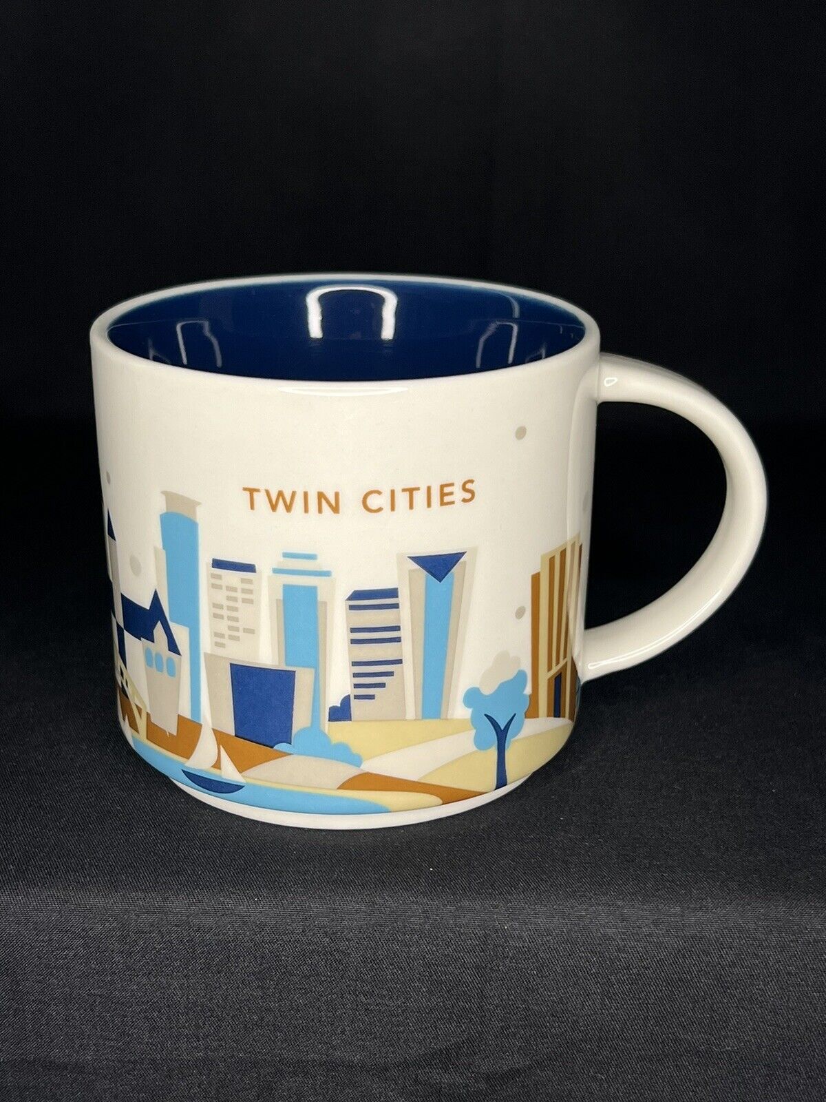 Starbucks You Are Here Cup Mug TWIN CITIES Minneapolis St Paul Minnesota 14 oz 