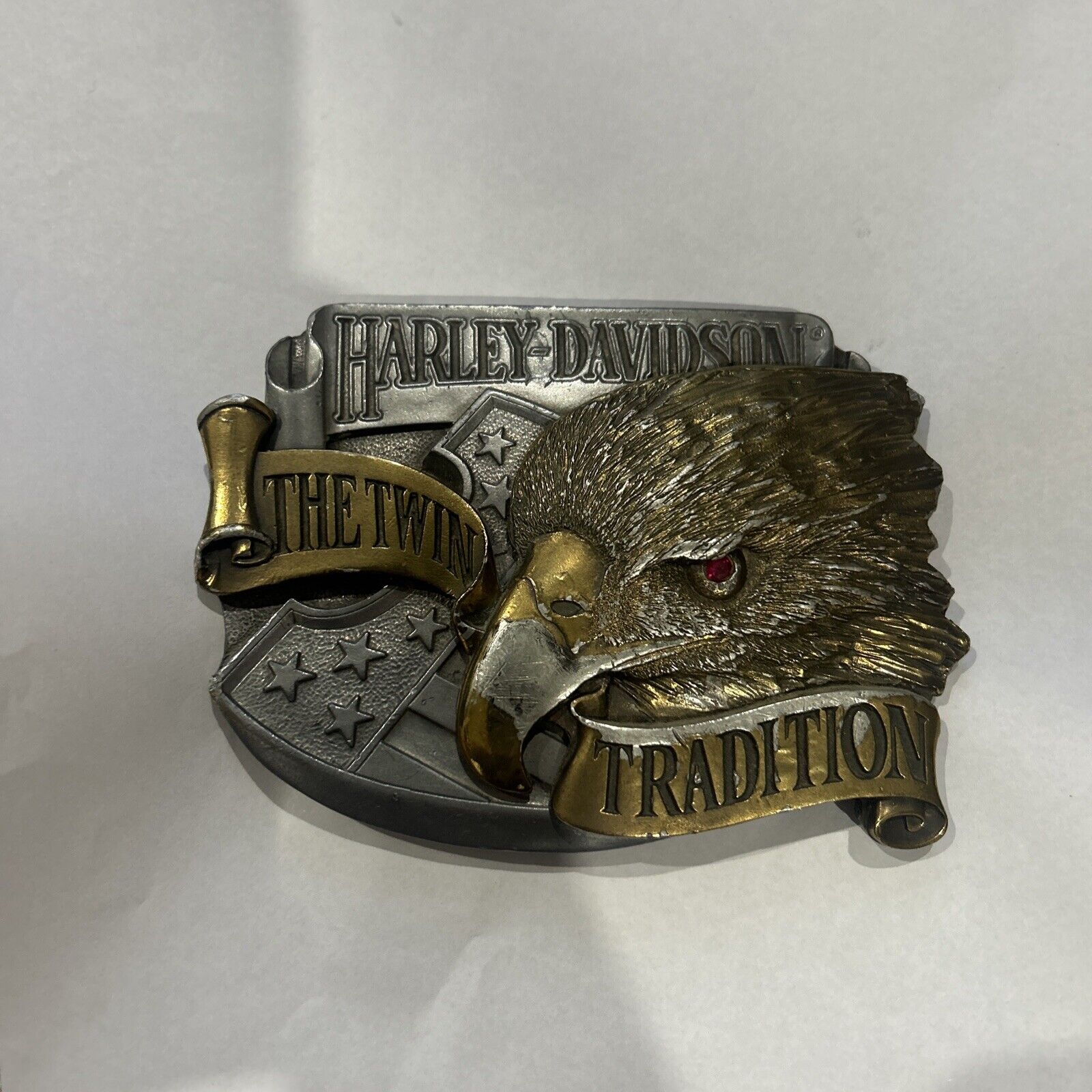 Harley Davidson - The Twin Tradition - Belt Buckle - #806 Of 3000