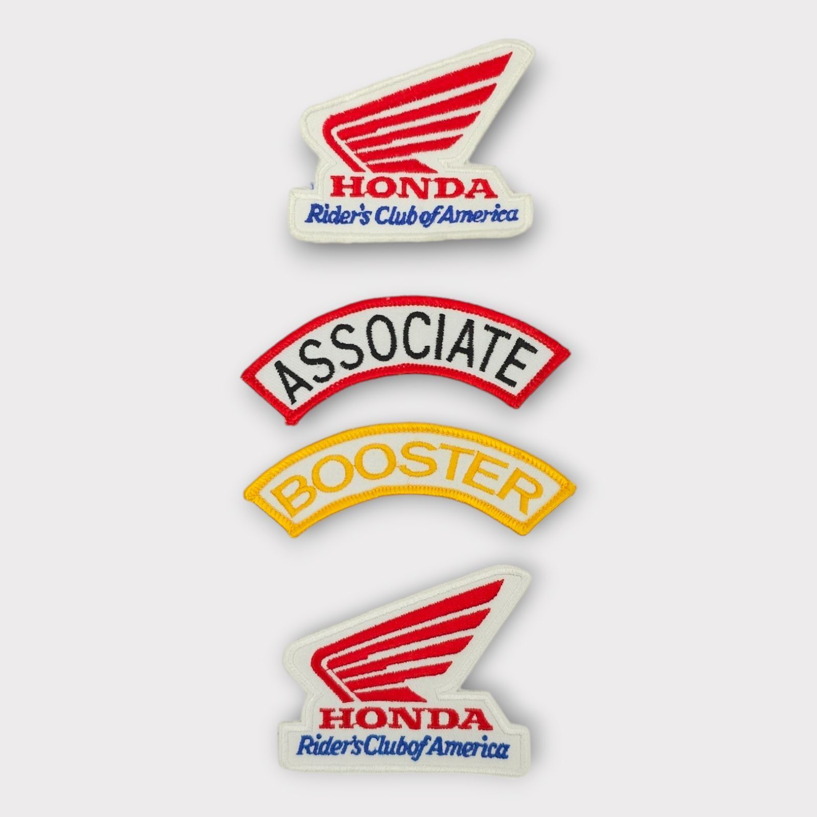 Honda Riders Club Of America Booster Associate Embroidered Patch Sew On Lot NOS