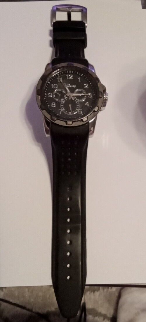 Disney Parks Mickey Mouse Icon Chronograph Watch for Adults Black