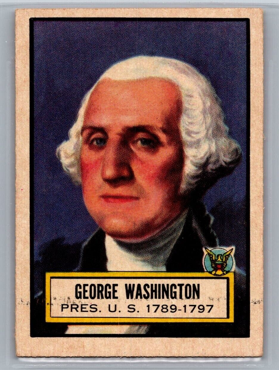 1952 Topps Look \'N See  #9 George Washington