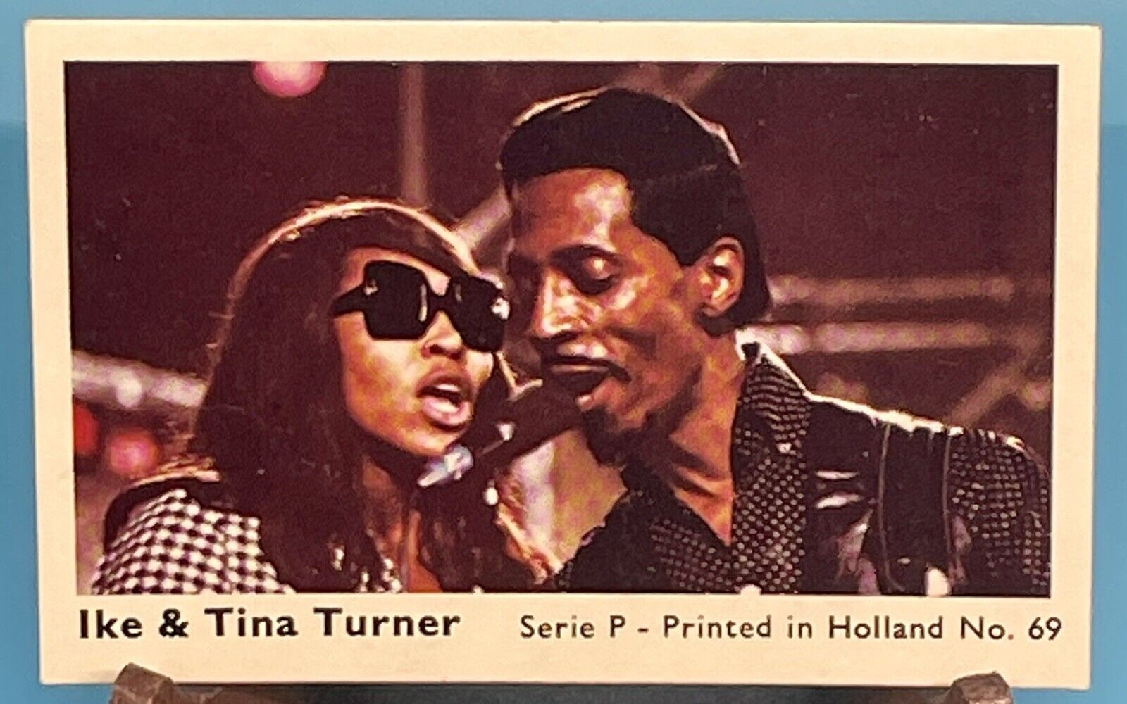 Ike & Tina Turner 1973 Dutch Gum Serie P - Printed in Holland No. 69