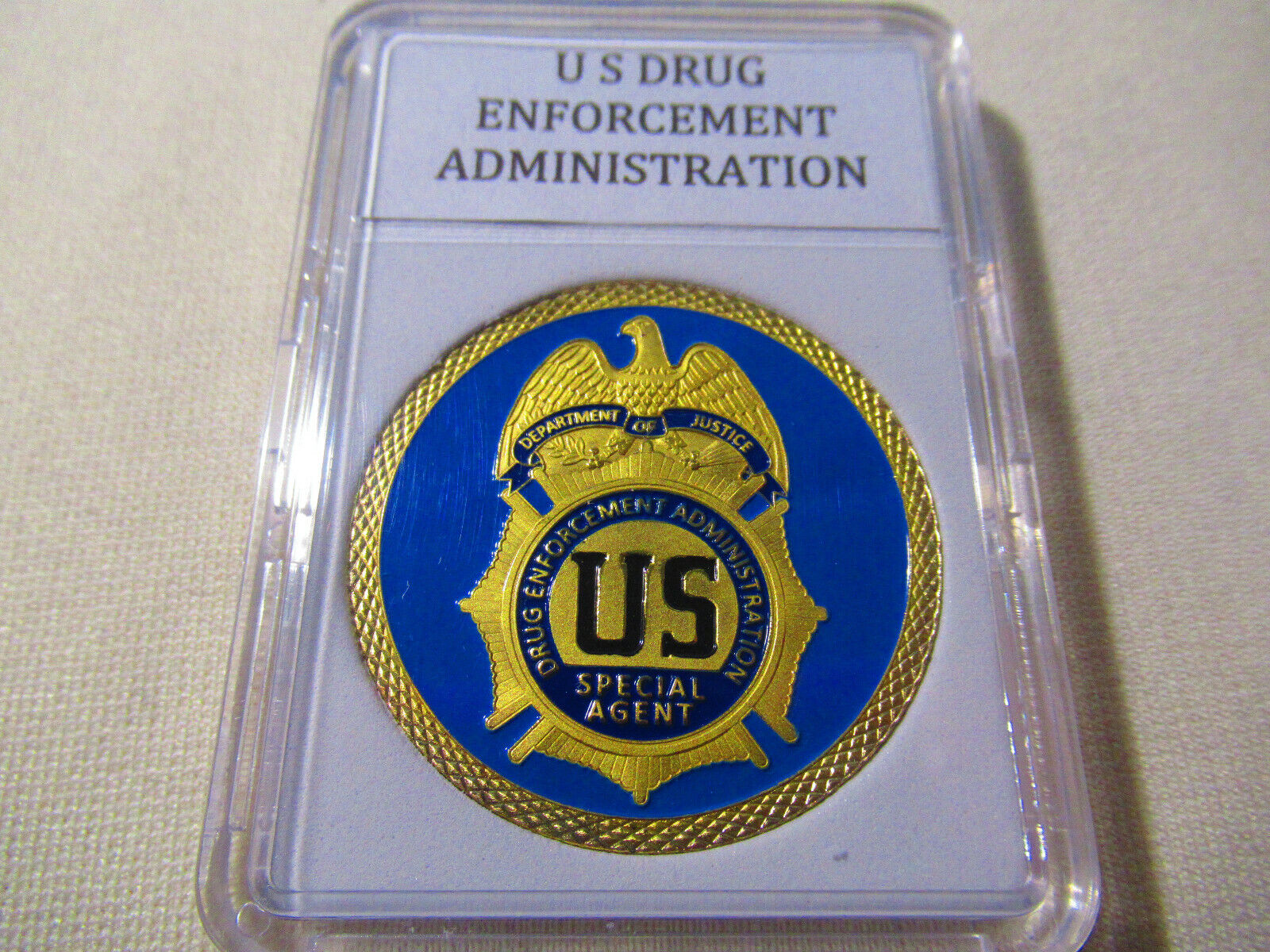 U S DRUG ENFORCEMENT ADMINISTRATION (DEA) Challenge Coin