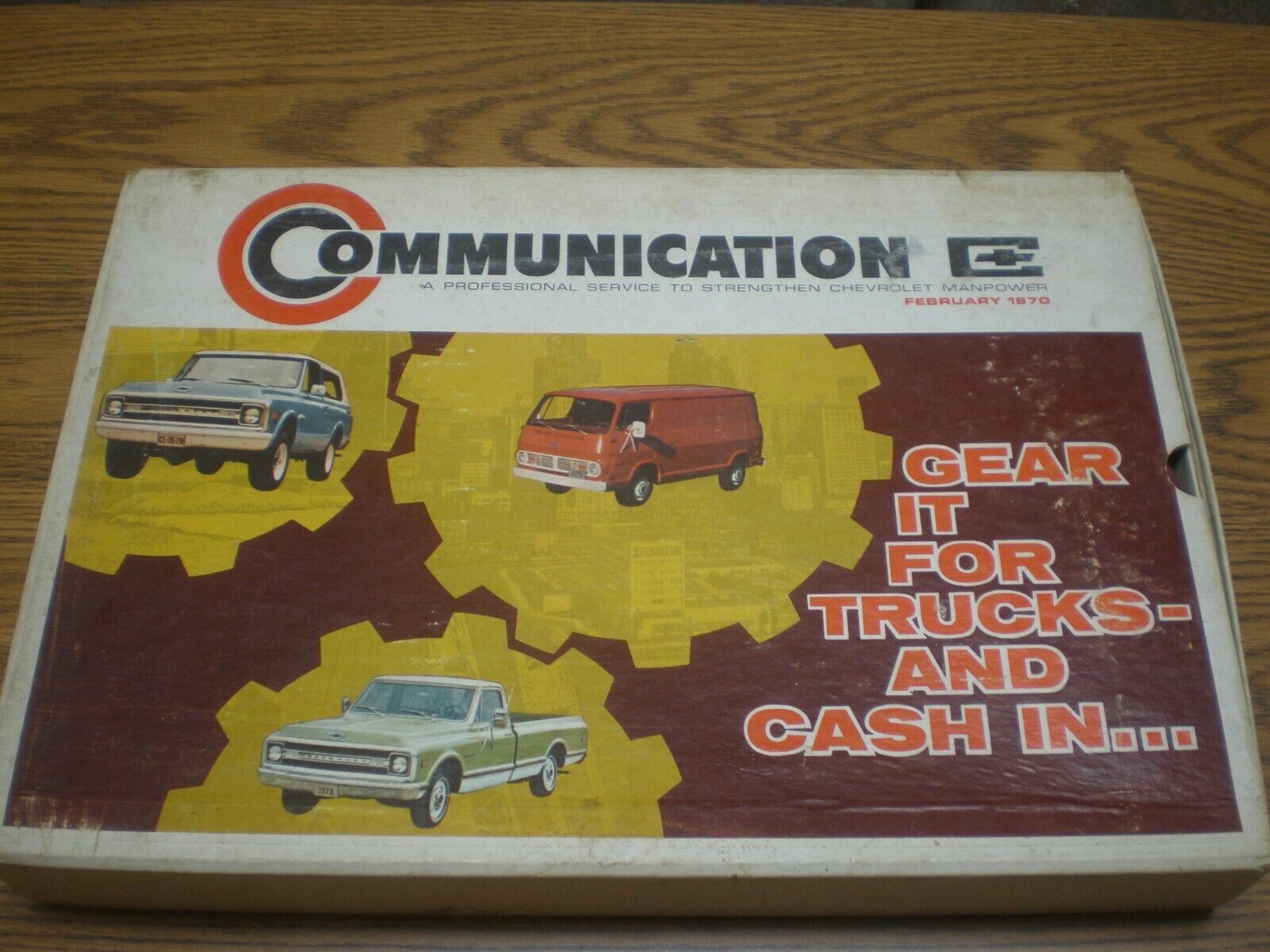 1970 Chevrolet Truck management publication for dealership retail sales box kit