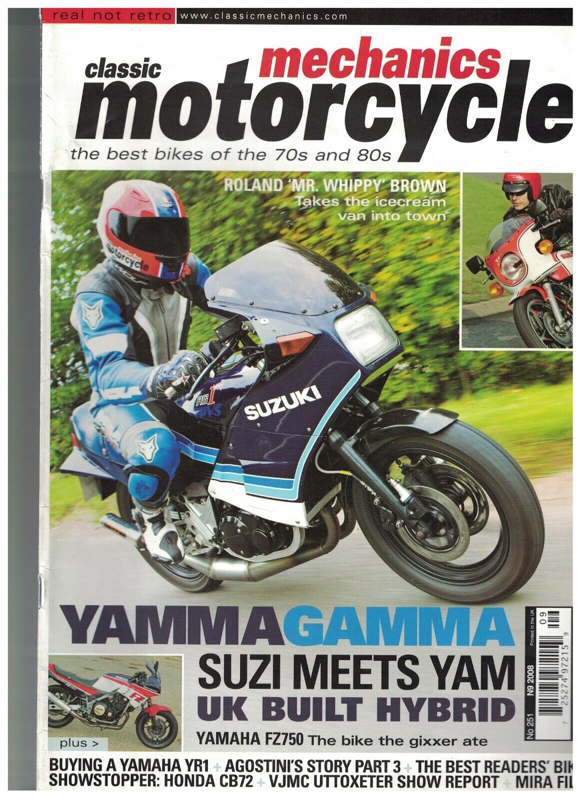 Classic Motorcycle Mechanics Magazine #251 Giacomo Agostini Roland Brown 