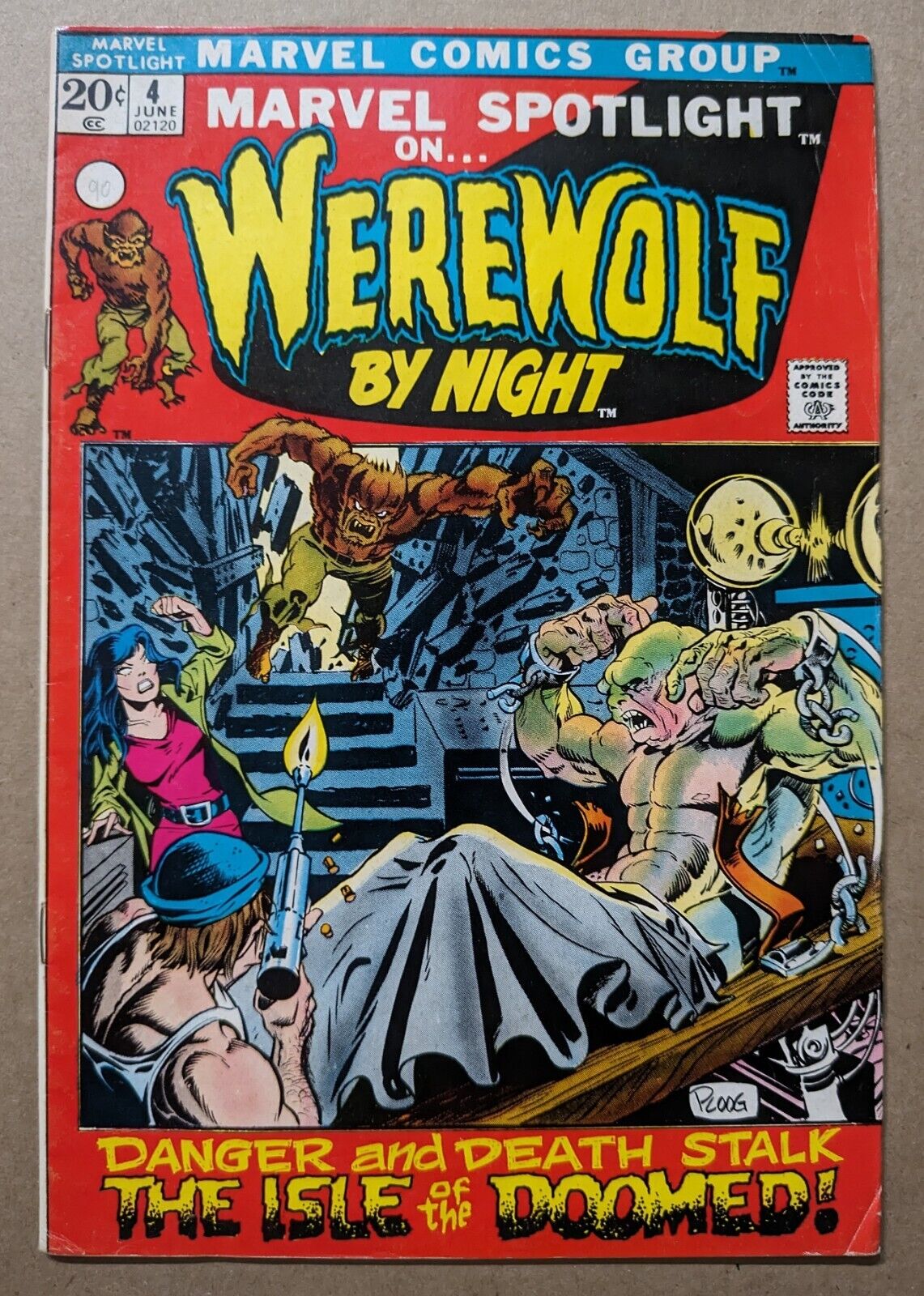Marvel Spotlight 4 Werewolf By Night (1972) 3rd Werewolf By Night & 1st Darkhold